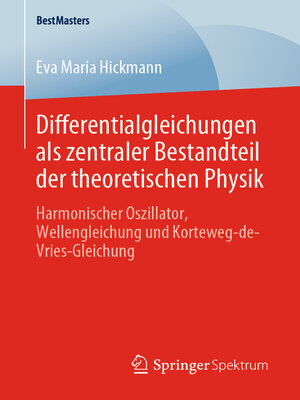 cover image of Differentialgleichungen als zentraler Bestandteil der theoretischen Physik